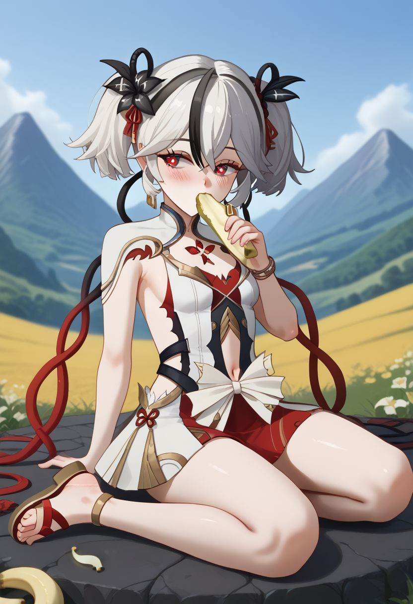 1girl,  solo,  blush on Tensor.Art