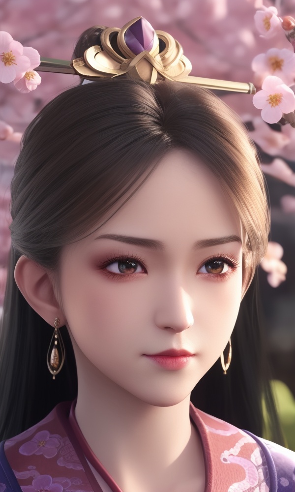 (,1girl, ,best quality, ),looking at viewer, <lora:385-DA-永生-方清薇:0.8> ,ultra detailed background,ultra detailed background,ultra realistic 8k cg,, ,masterpiece, (( , )),, ,tamari \(flawless\),  plum blossoms,    ,,  (()), (), ,,