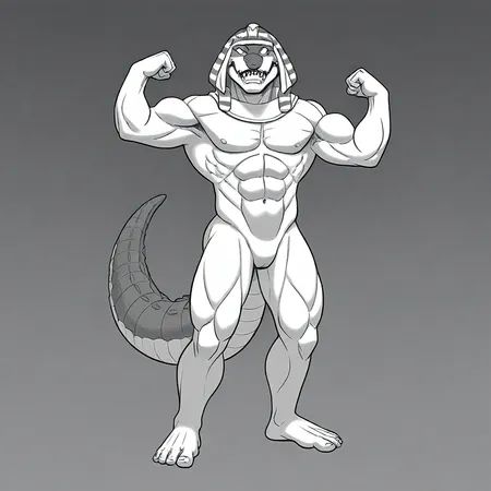 standing,  bara,  abs on Tensor.Art