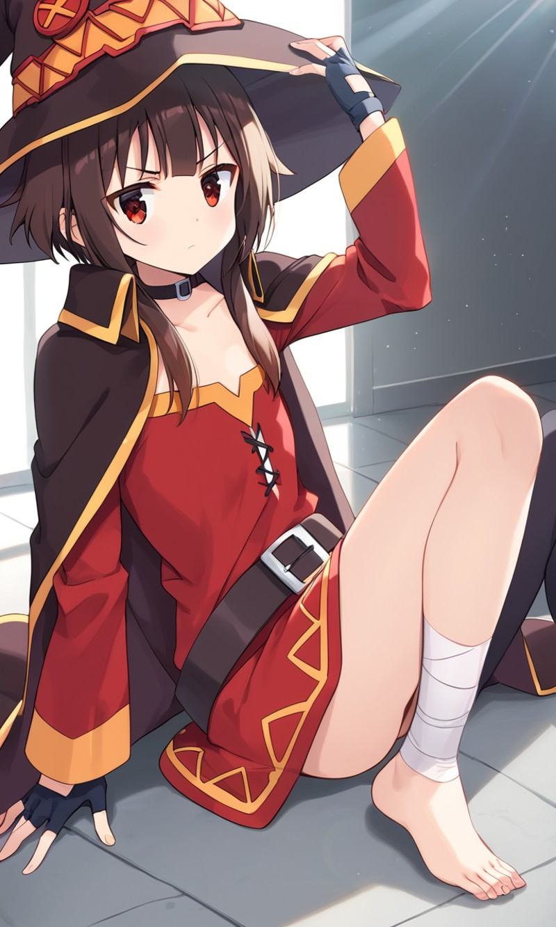 megumin,  1girl,  solo on Tensor.Art