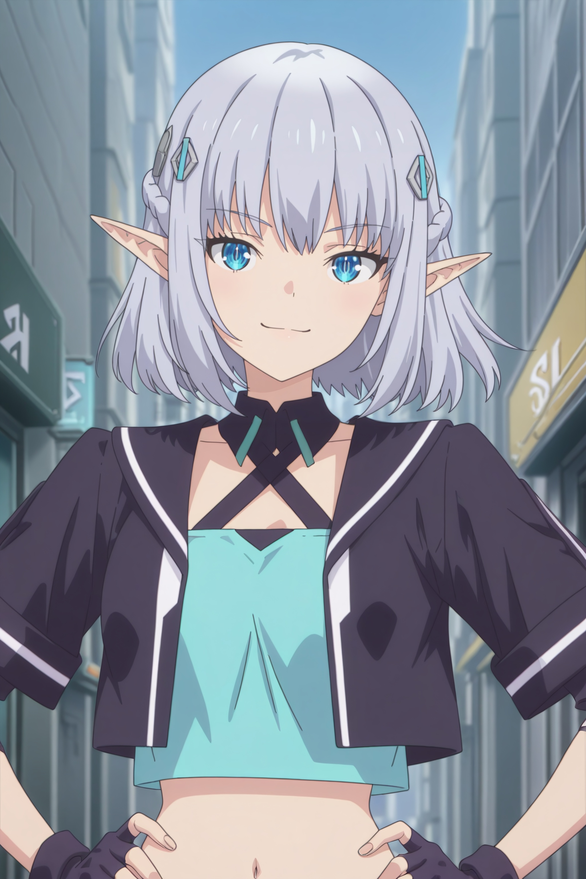 elma(reborn-space-mercenary),  1girl,  solo on Tensor.Art