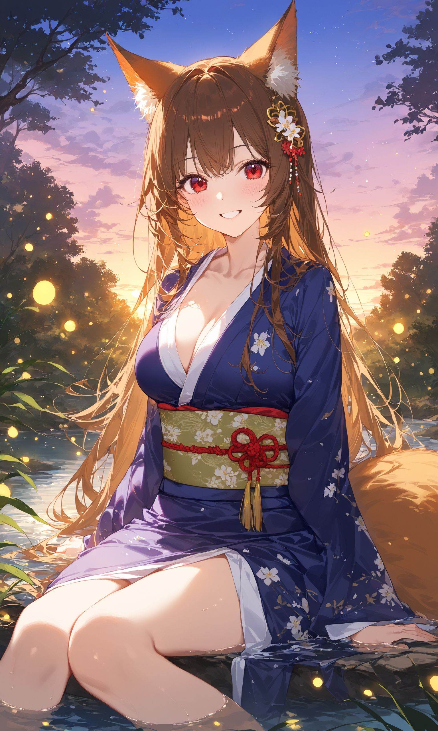 1girl,  long hair,  animal ears on Tensor.Art