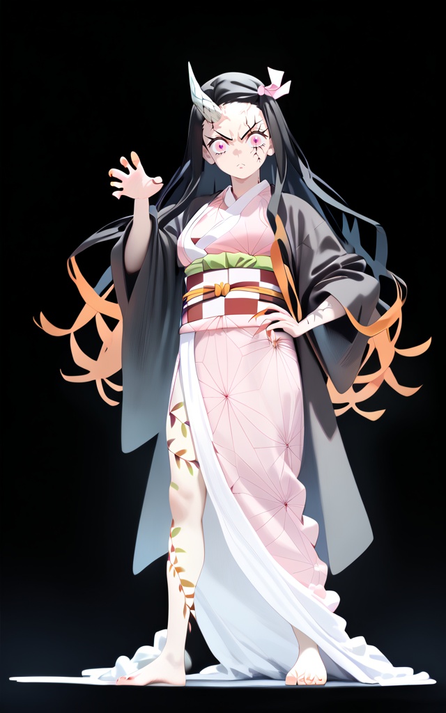 【鬼灭之刃-Kimetsu no Yaiba】祢豆子-Kamado Nezuko by Tangerboom on Tensor.Art