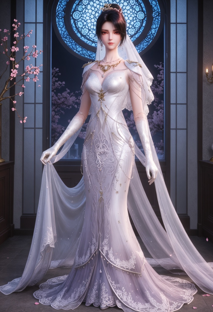 王原原婚服-国漫-Illustrious光辉 by 云落 on Tensor.Art