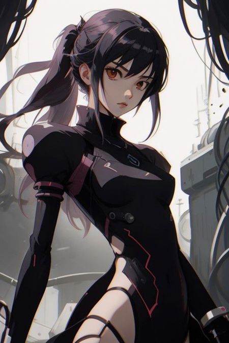 2d artwork,  ,  a woman on Tensor.Art