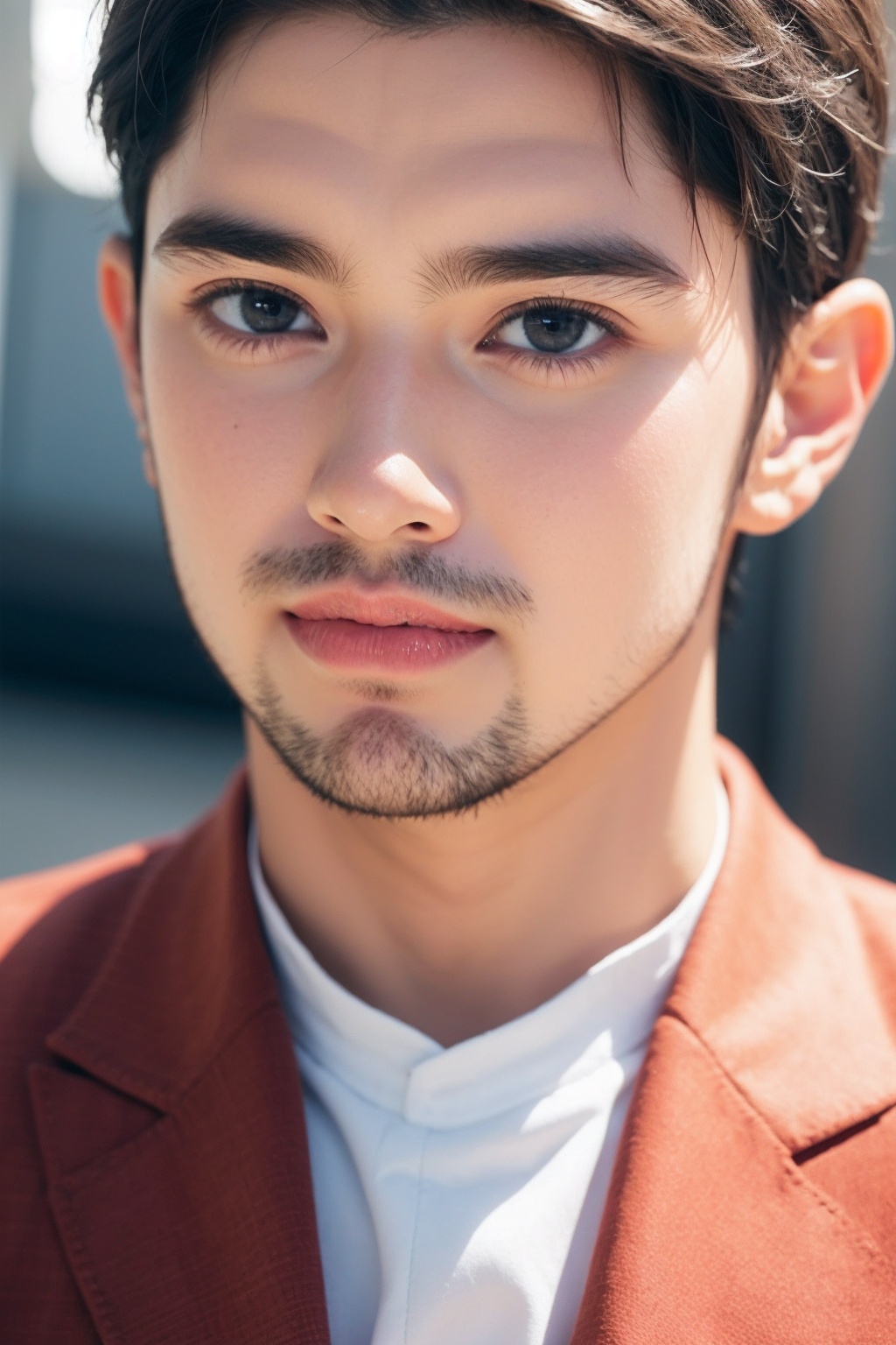 (1man:1.5),(male:1.5),(close up),short hair,suit,<lora:Male_5:0.8>,