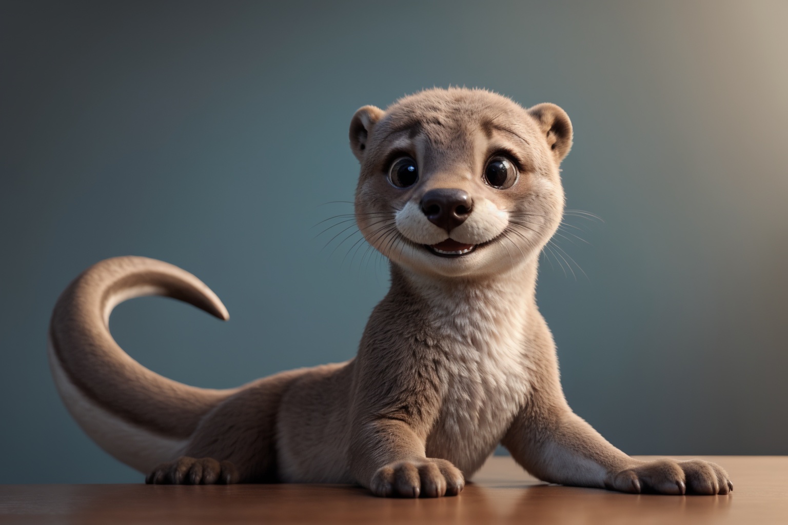 solo,  otter,  long body on Tensor.Art