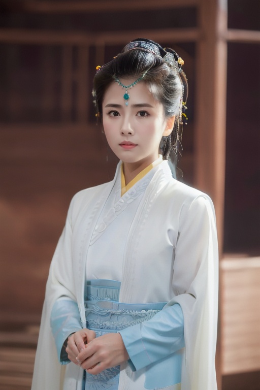 (1girl:1.3), (best quality, masterpiece, ultra high resolution),(photorealistic:1.3), (realistic:1.3), depth of field, (day:1.2), (cinematic lighting:1.2), hanfu <lora:AcientLt:0.7>