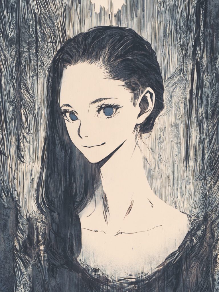 1girl,  smile on Tensor.Art