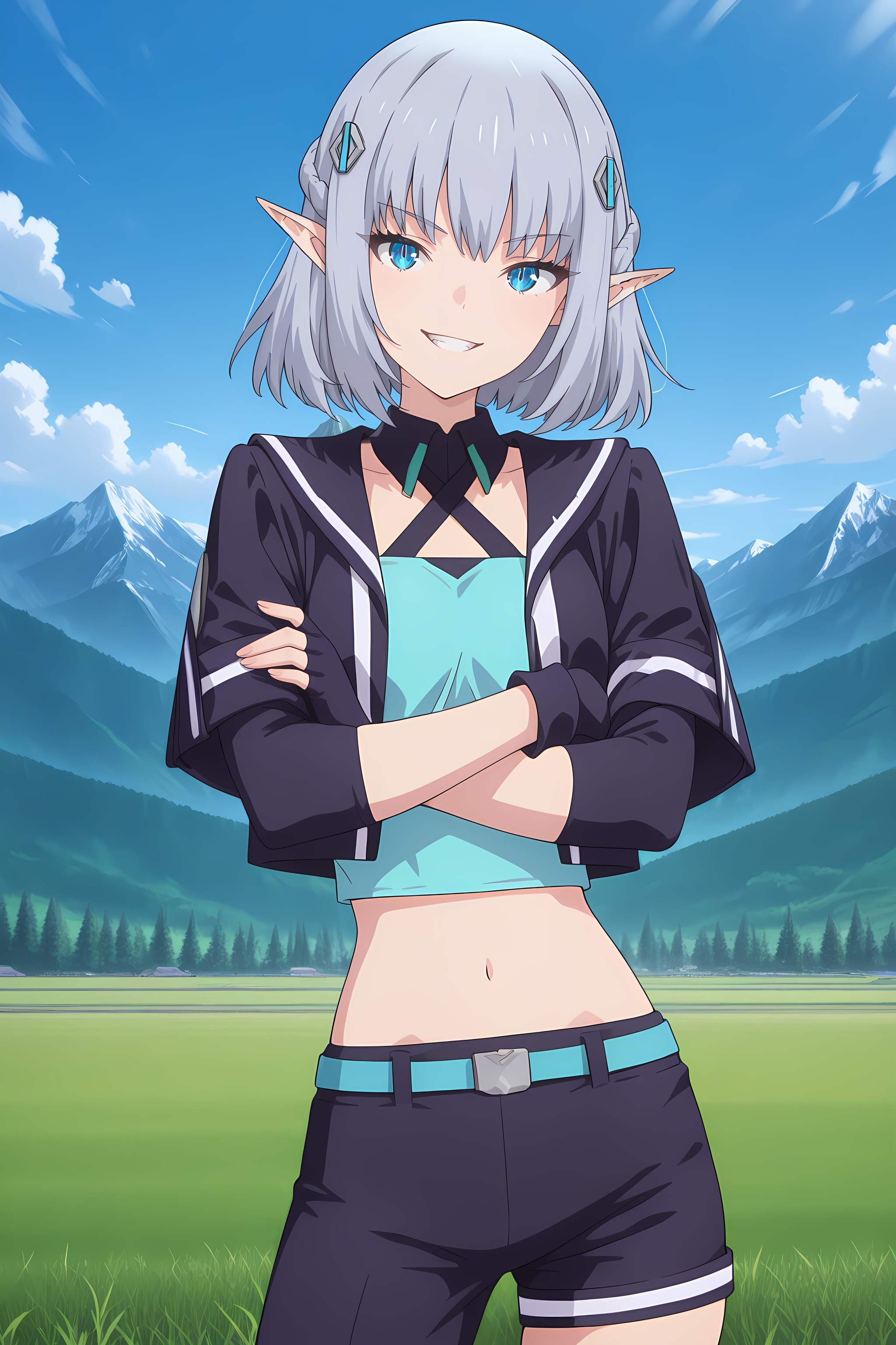 elma(reborn-space-mercenary),  1girl,  solo on Tensor.Art