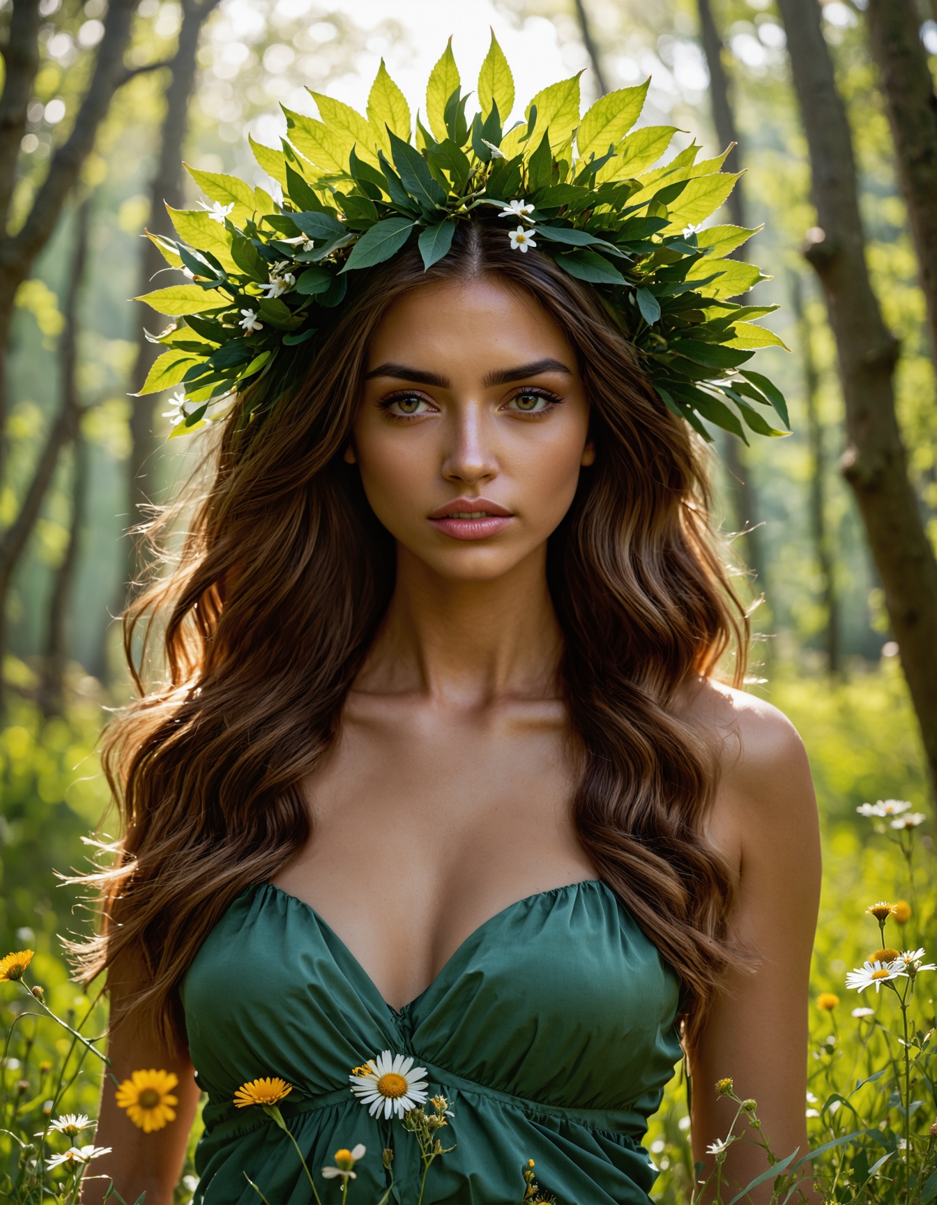 ultra-detailed,  ,  nature goddess on Tensor.Art