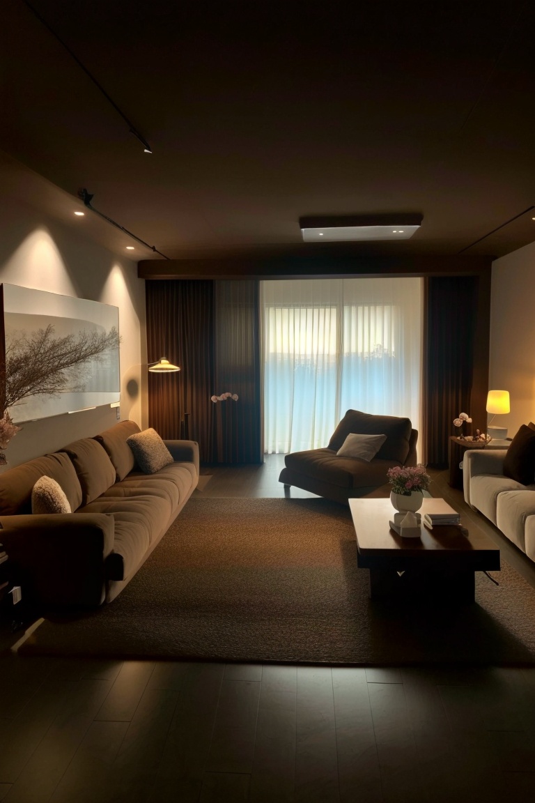 ((HRD, HUD, 8K)),((masterpiece, best quality)), highly detailed, soft light,Parlour, table, couch, indoors, flower, window, brown hair, curtains, cup, vase, lamp, solo, drinking glass, <lora:20240326-1711424345012:1>