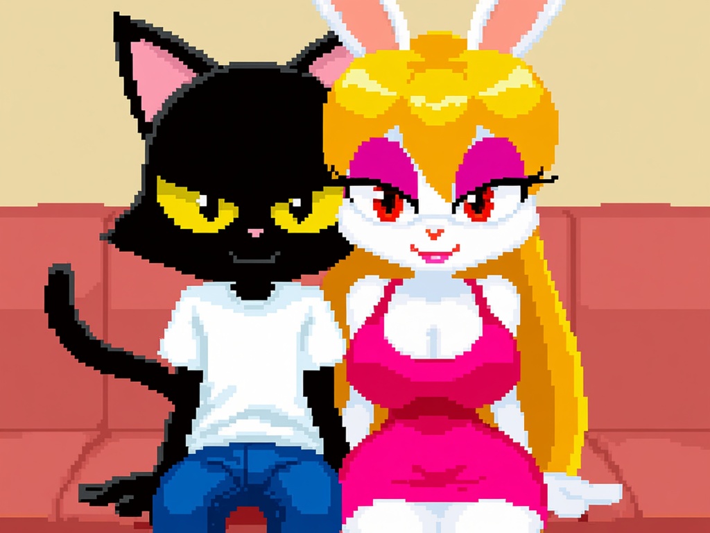 1girl,  1boy,  @pxlpd on Tensor.Art