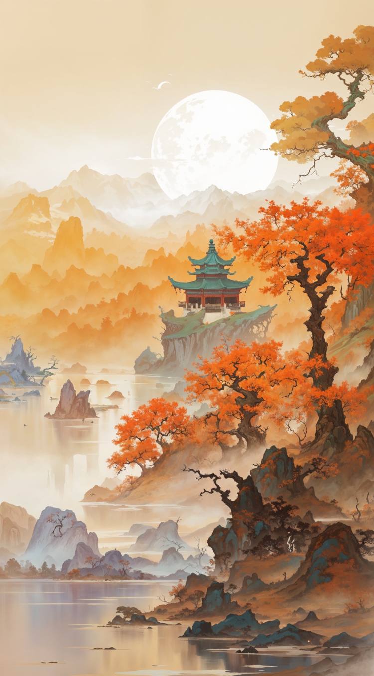 RB-翠微轩辕：中国山水的诗意迷境 by RacerBlueAI on Tensor.Art