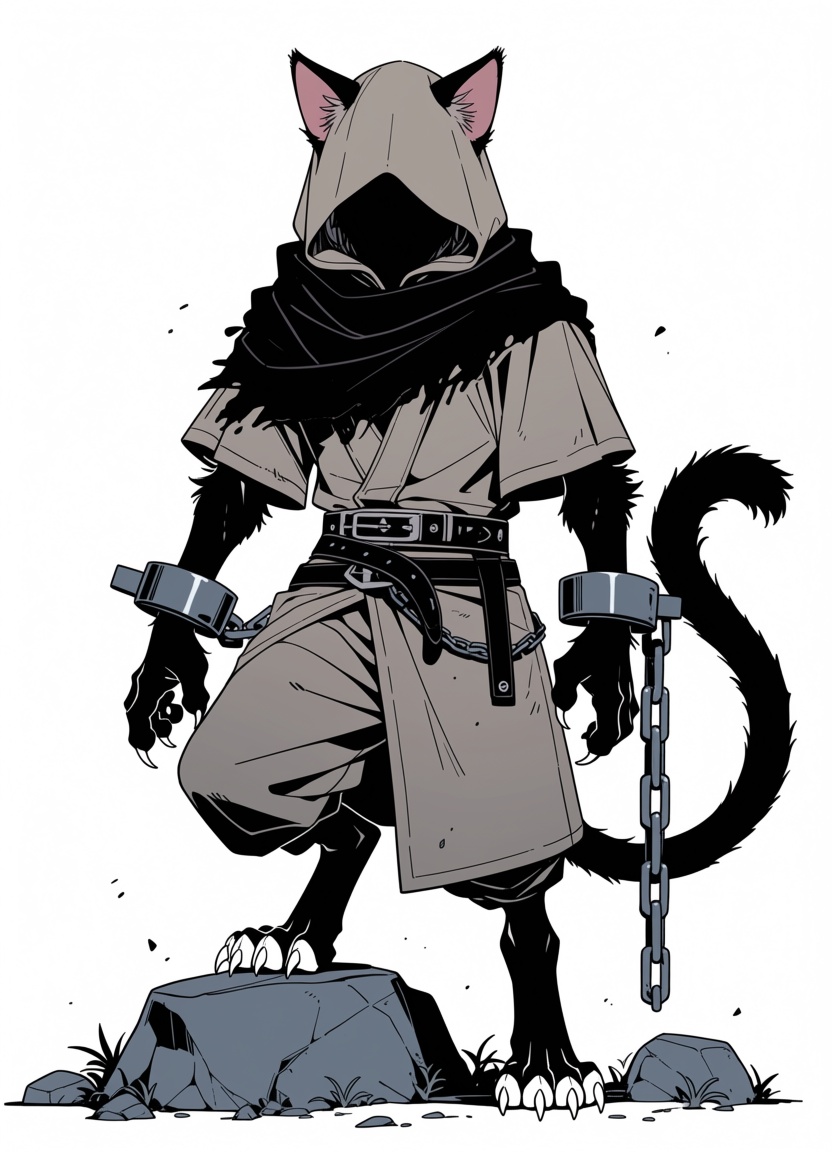 hood,  chain,  solo on Tensor.Art