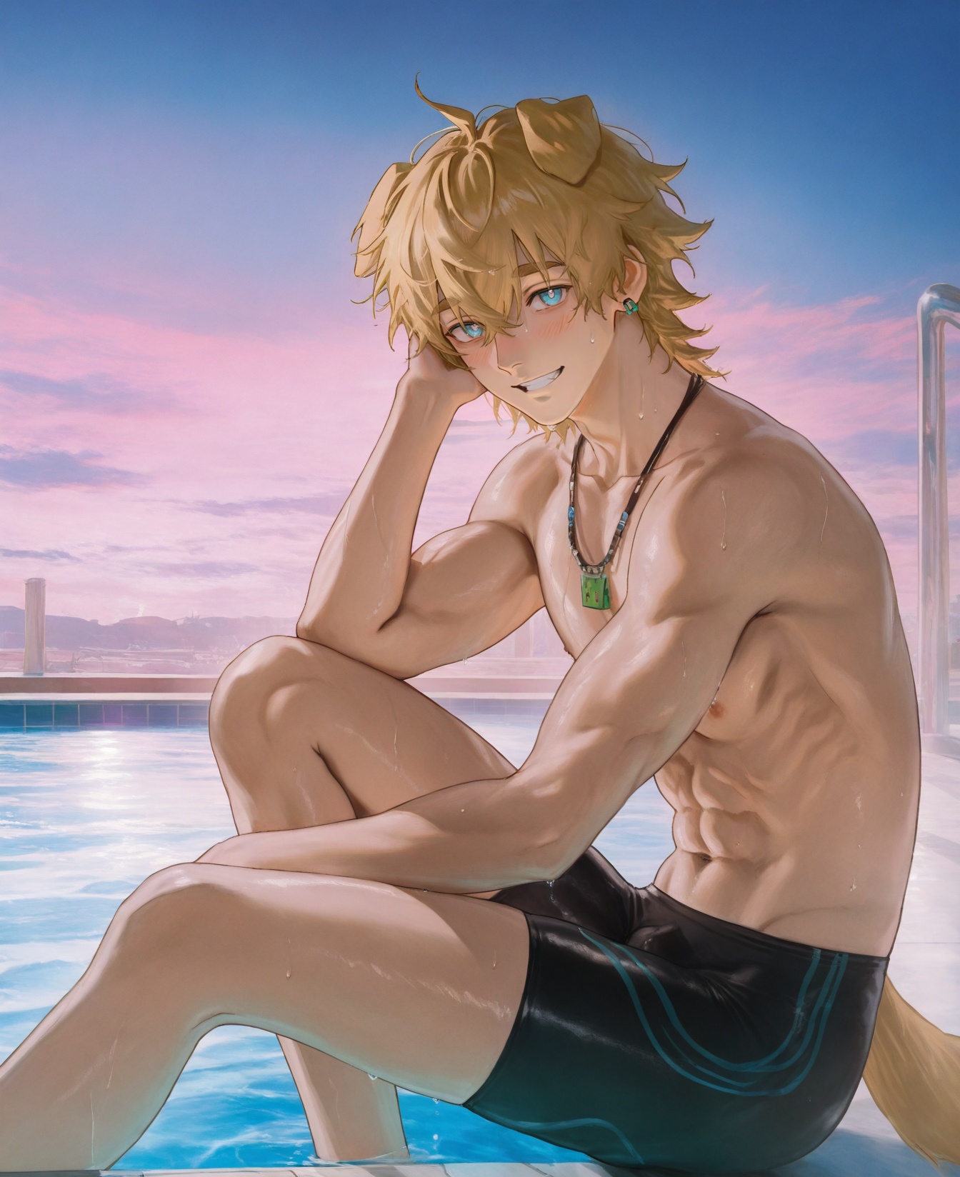1boy,  solo,  tequila \(arknights\) by 库奇吸食者 on Tensor.Art