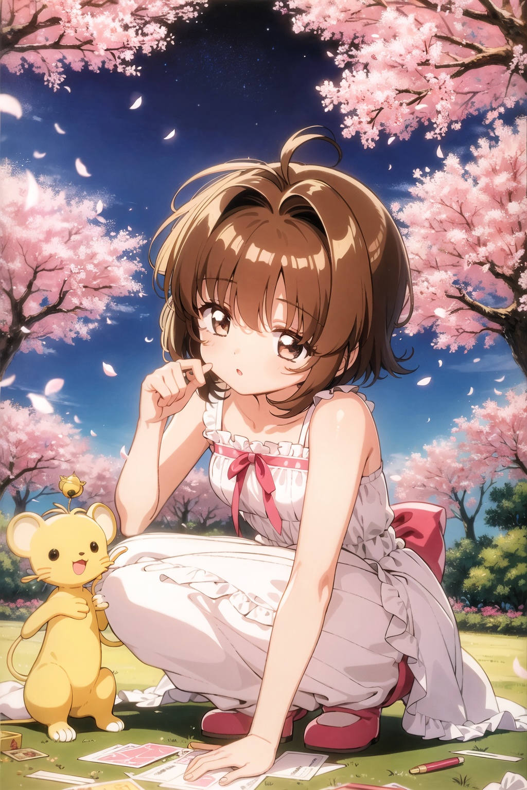 1girl,  kinomoto sakura,  cardcaptor sakura on Tensor.Art