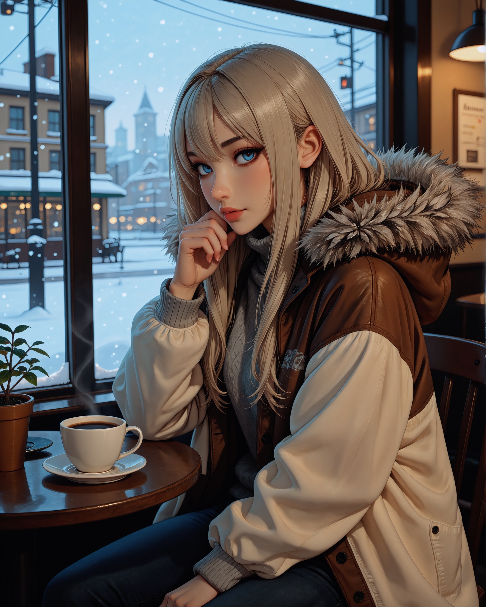 best quality,  esthetic,  detailed face on Tensor.Art