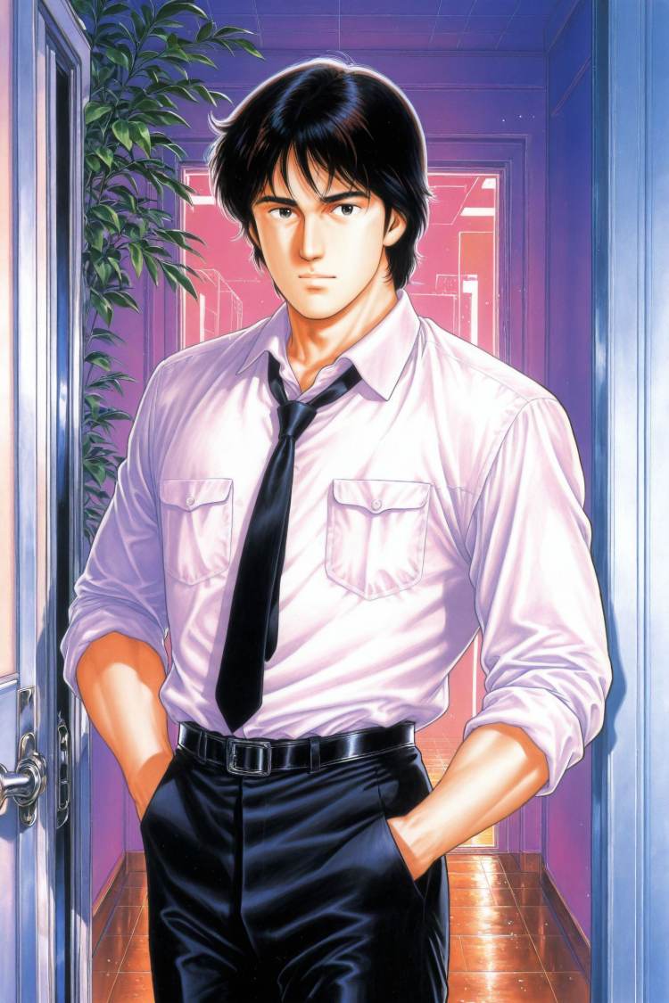 6 in1，Cat's Eye/猫眼三姐妹，Tsukasa Hojo/北条司，City Hunter by flyx3 on Tensor.Art