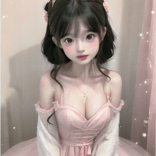 1 girl,<lora:linglong-000007:0.6>,evening_gown,Girlish face,