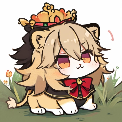 <lora:bichi style:1>,bichi style,lion,