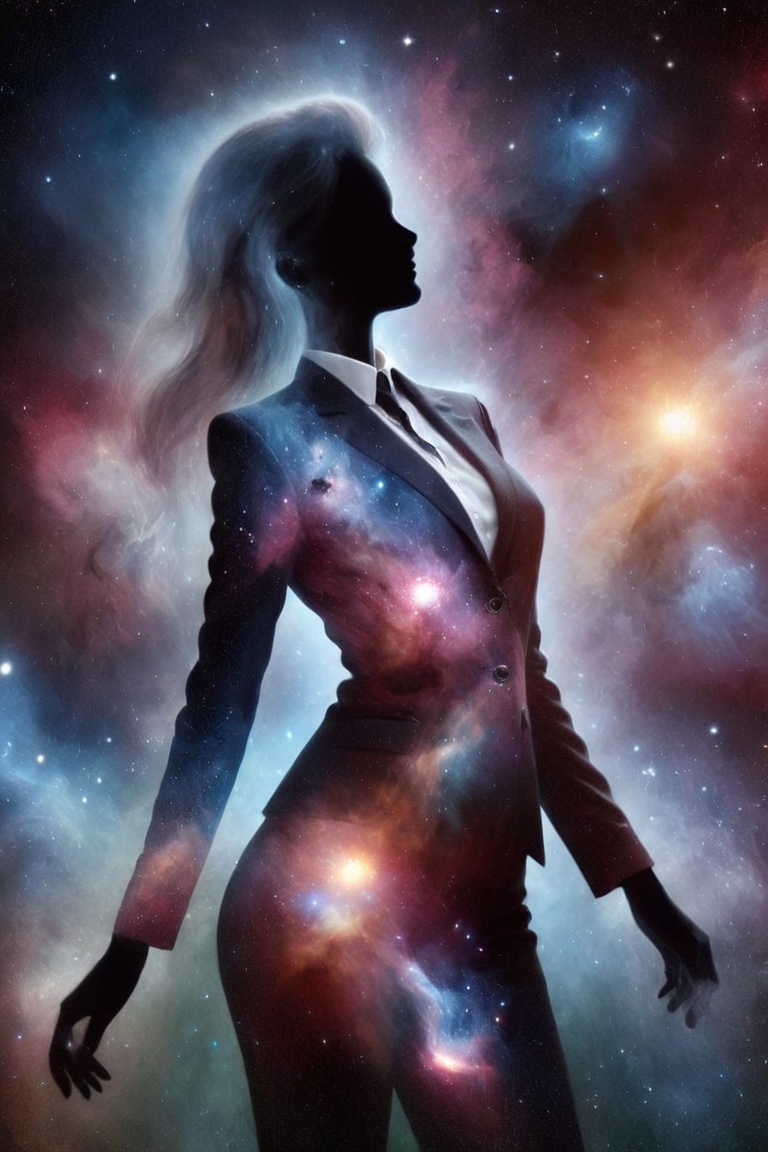 martius_nebula woman wearing a business suit on Tensor.Art