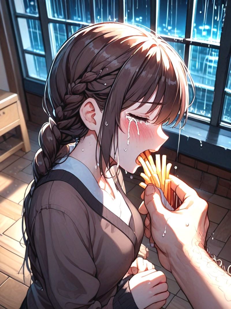 source_anime,  soggy fries,  pov hands on Tensor.Art