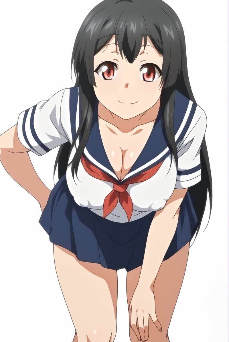 white background,  Sadako,  1girl on Tensor.Art