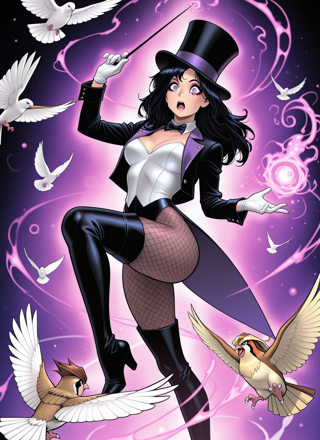 amazing quality,  absurdres,  zatanna zatara on Tensor.Art