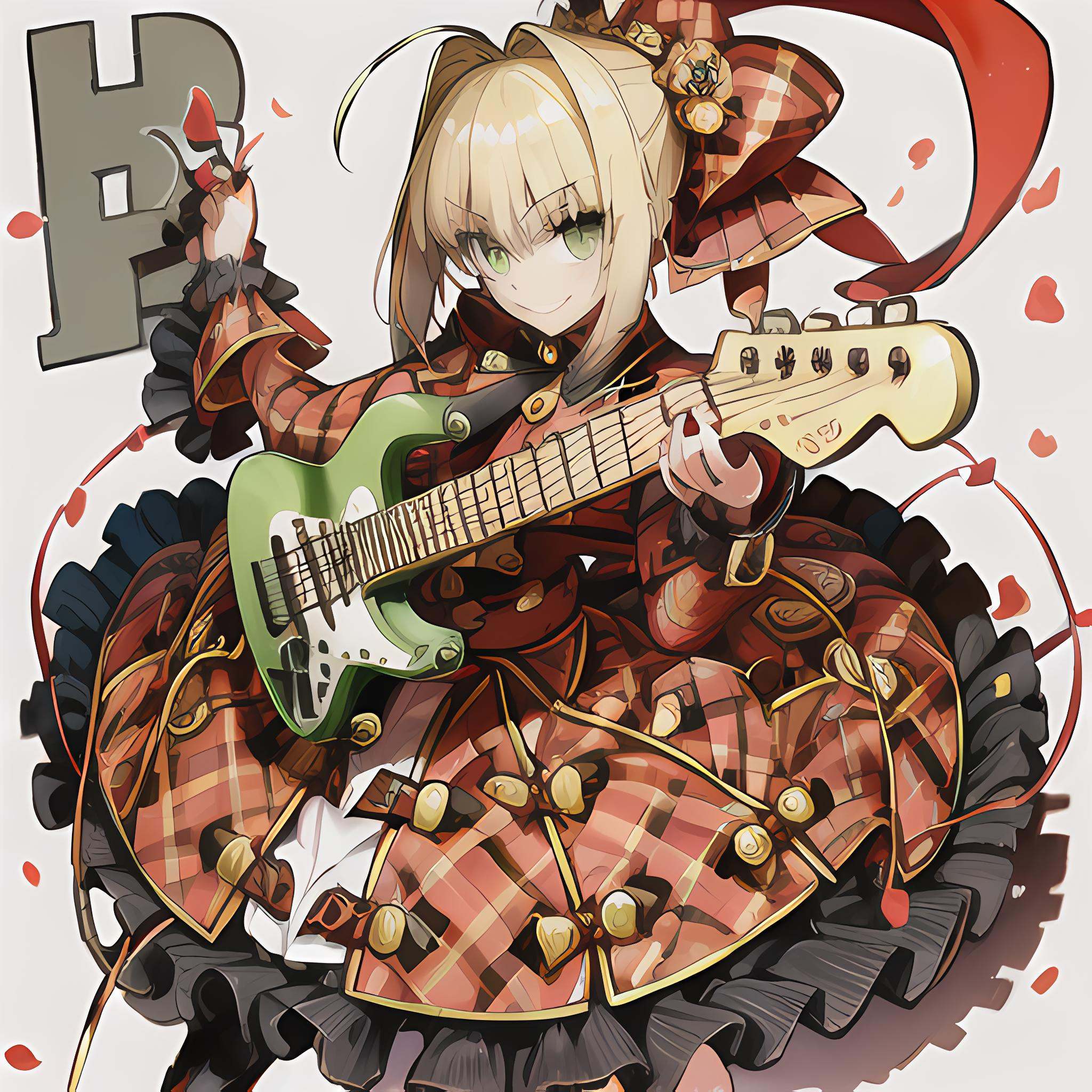 Nero Claudius,  1girl,  solo on Tensor.Art