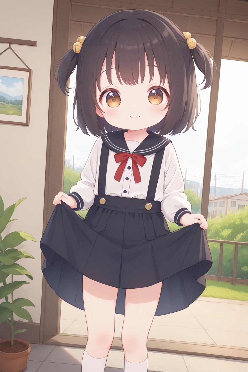solo,1girl,cute girl,little_girl,loli,child,kawaii,smile,