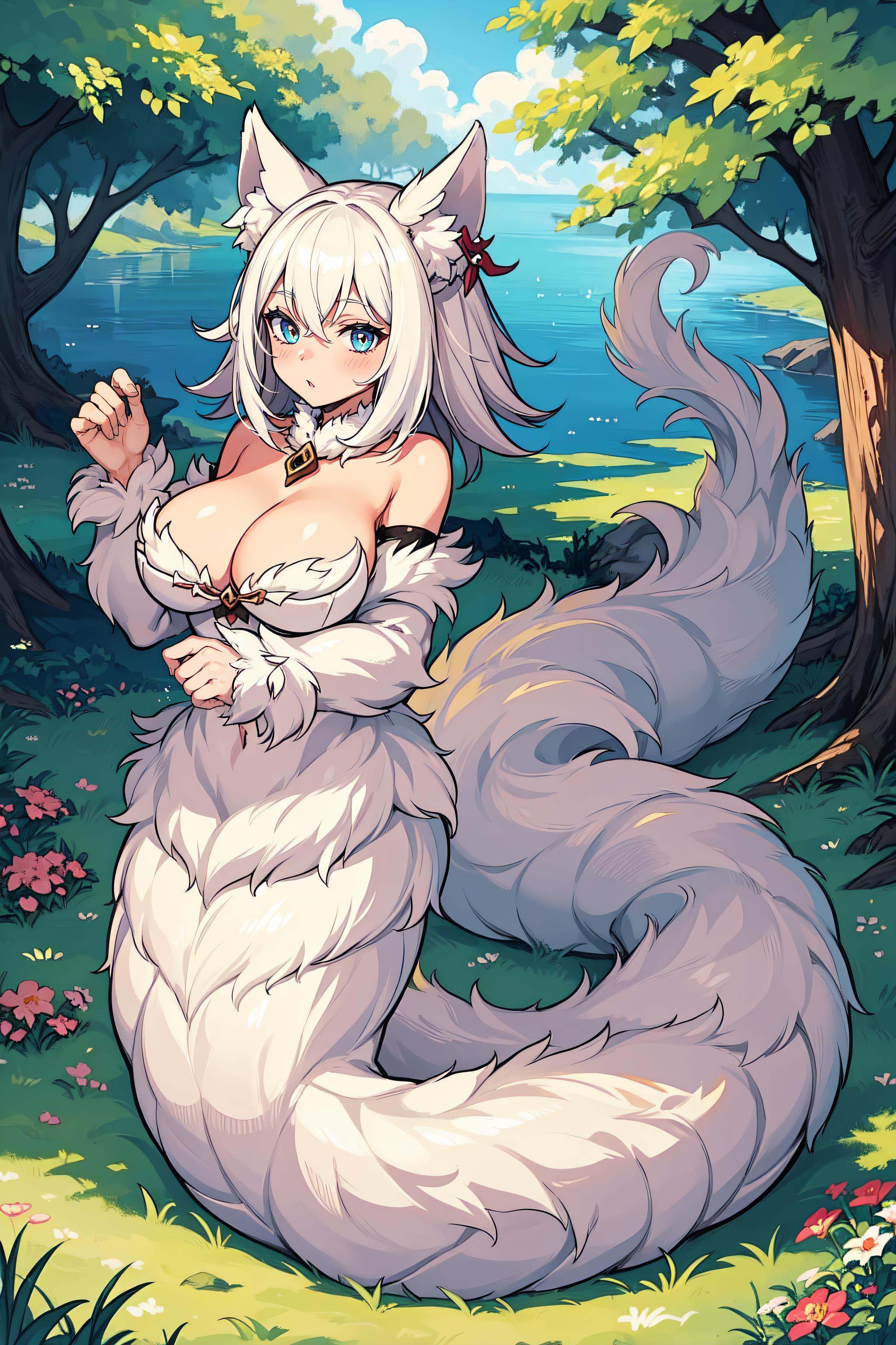1girl,  bunyip,  lamia on Tensor.Art