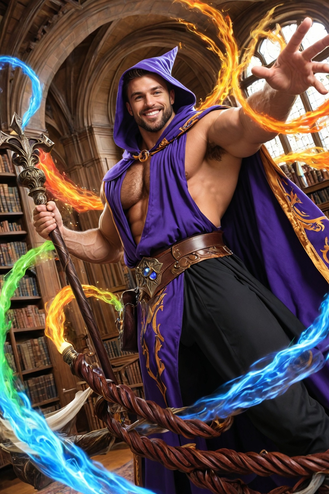 masterpiece,  best quality,  fantasy wizard on Tensor.Art