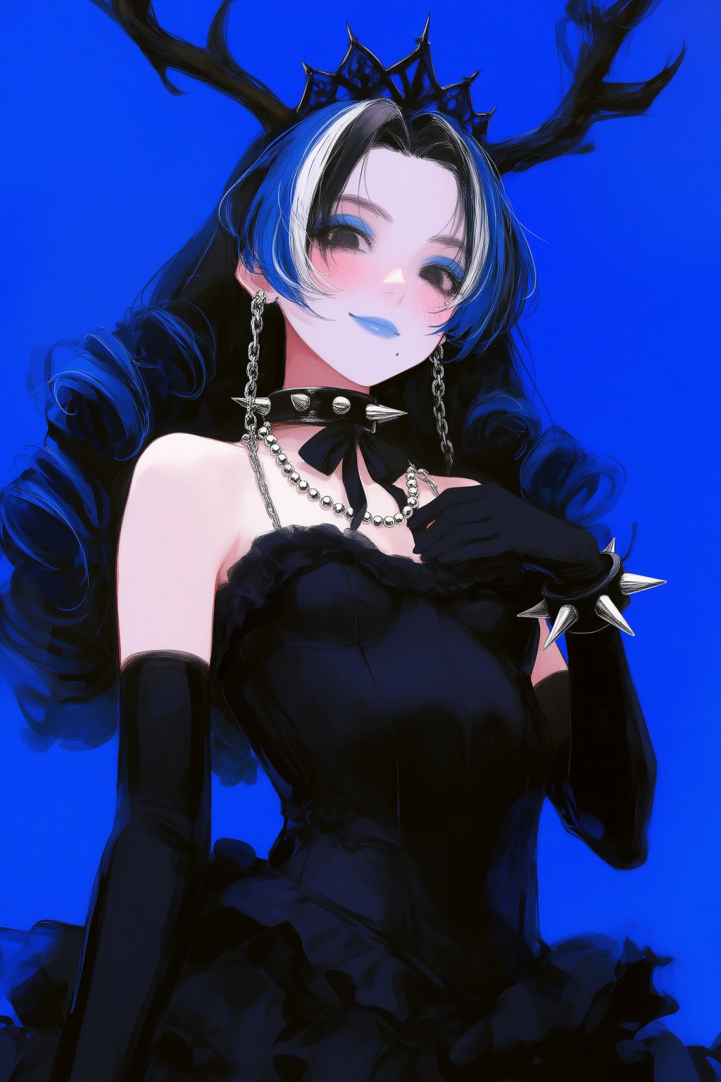 1girl,  black eyes,  black hair on Tensor.Art
