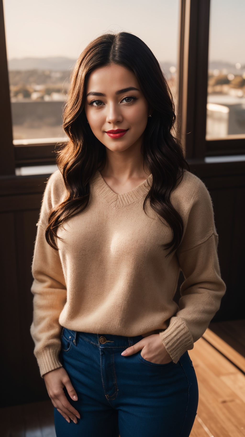 photo of beautiful ,  a woman,  perfect hair on Tensor.Art