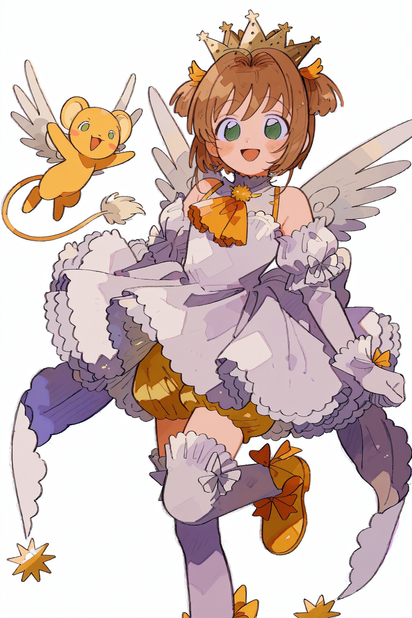 zettai22 Style,  1girl,  kinomoto sakura on Tensor.Art