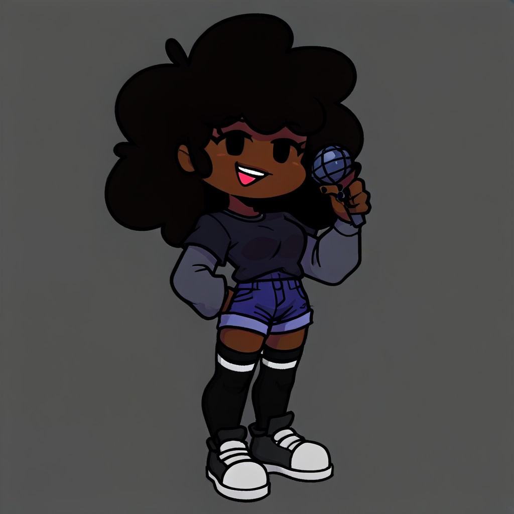 CarolFNF,  1girl,  dark skin on Tensor.Art