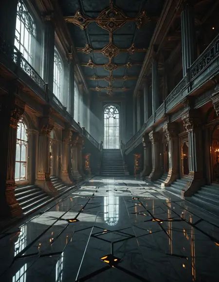 raw textures,  divine artistry,  panoramic glass ceiling on Tensor.Art