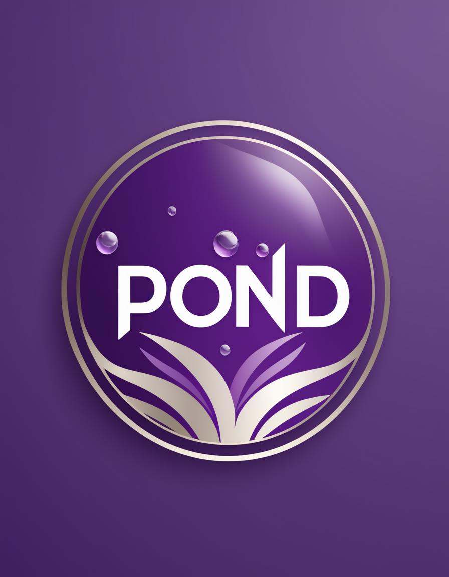 Pond logo,  Amethyst sheer background on Tensor.Art