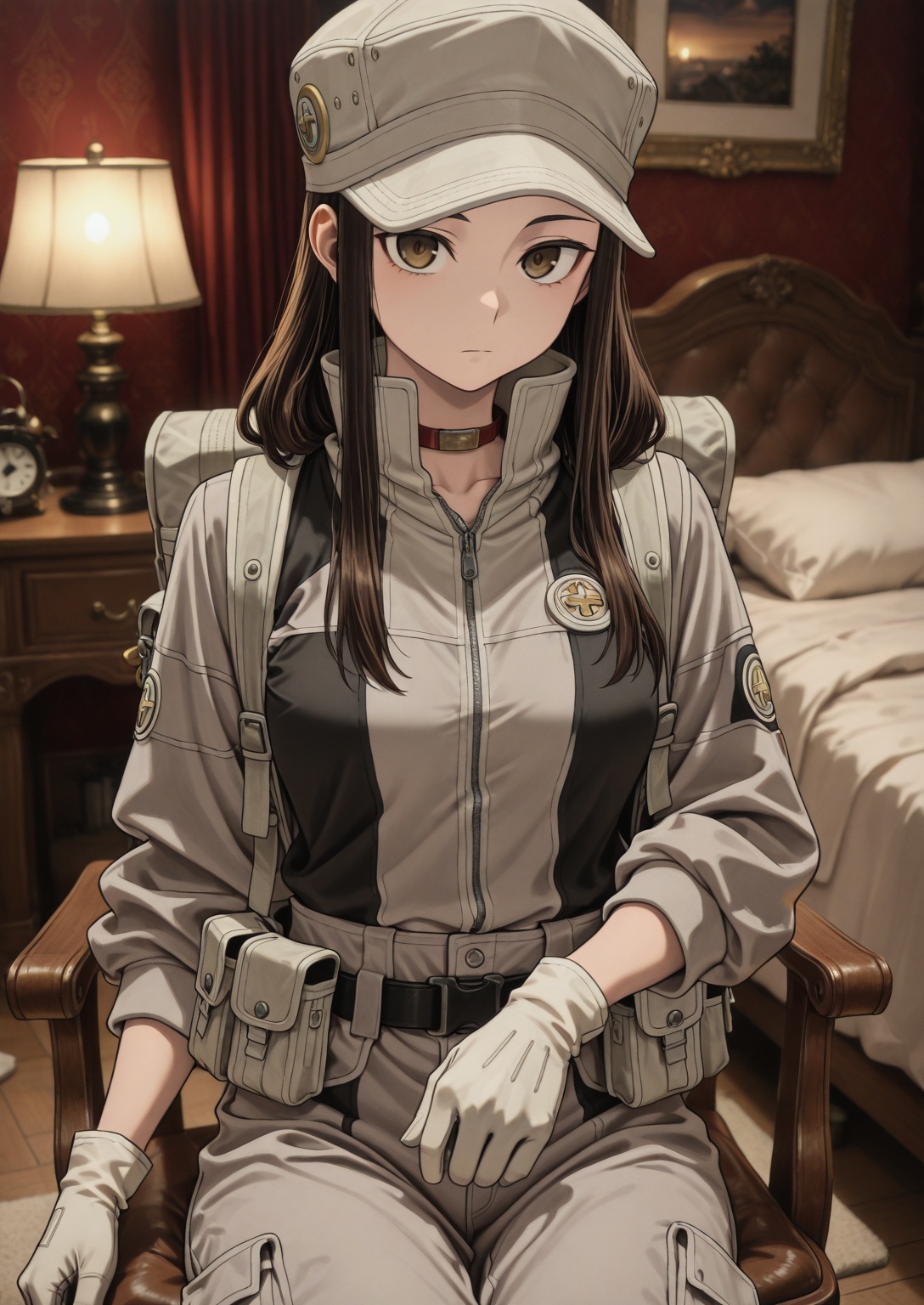 "1girl,  solo,  bedroom on Tensor.Art