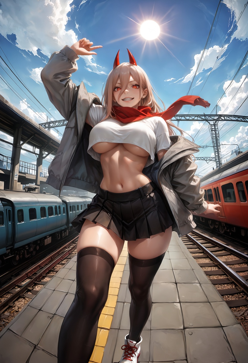power (chainsaw man),  chainsaw man,  1girl on Tensor.Art