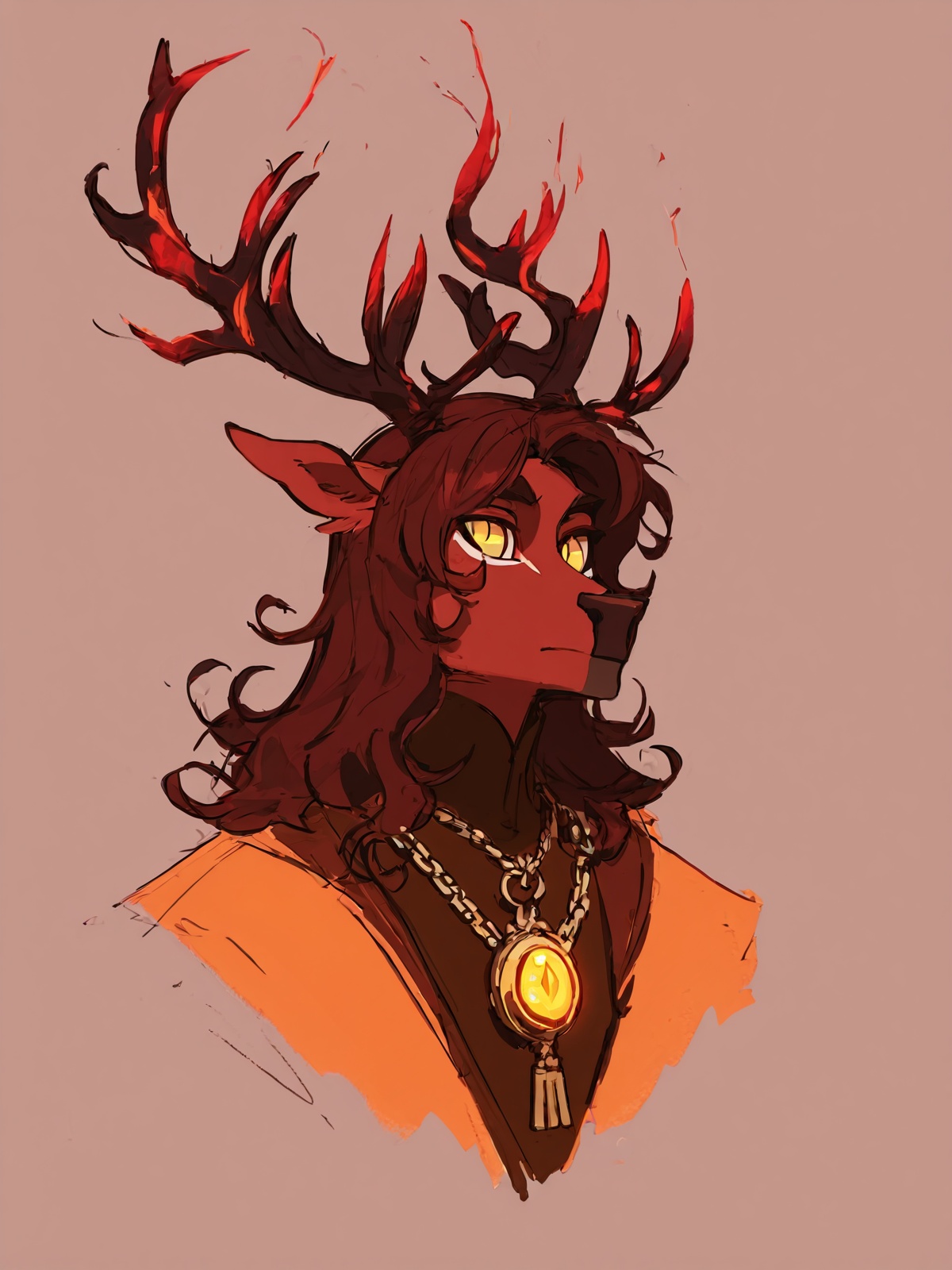 amulet,  antlers,  crownleaves on Tensor.Art