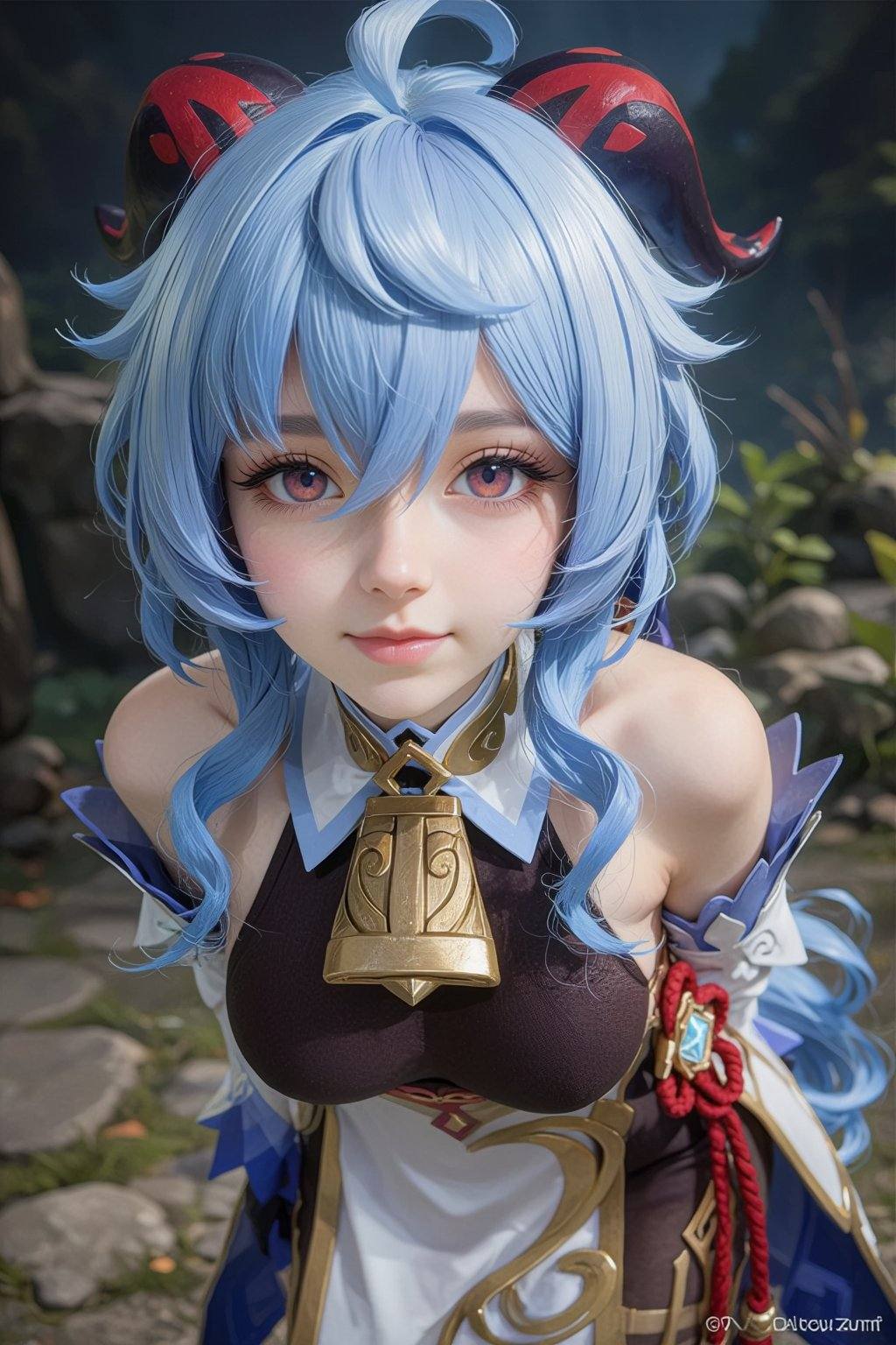 photorealistic,  1girl,  ganyu \(genshin impact\) by 天TIN on Tensor.Art