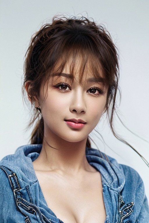 {{{{retro artstyle}}}},{{masterpiece)),best quality,illustration,1 girl,mature female,small breast,beautiful detailed eyes,long sleeves, hoodie,frills, no shadow, simple background, bright skin, 1980s (style) ,<lora:杨紫:1>,