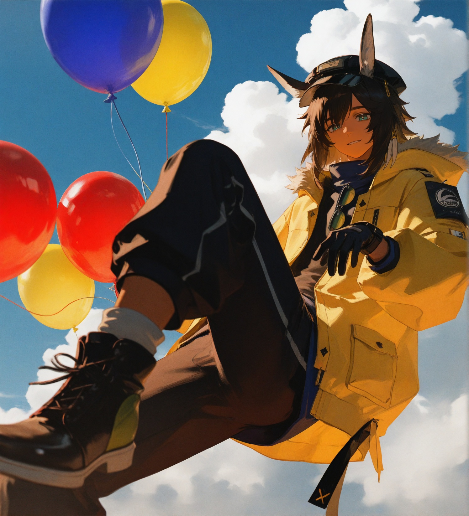 1boy,  solo,  courier nr on Tensor.Art