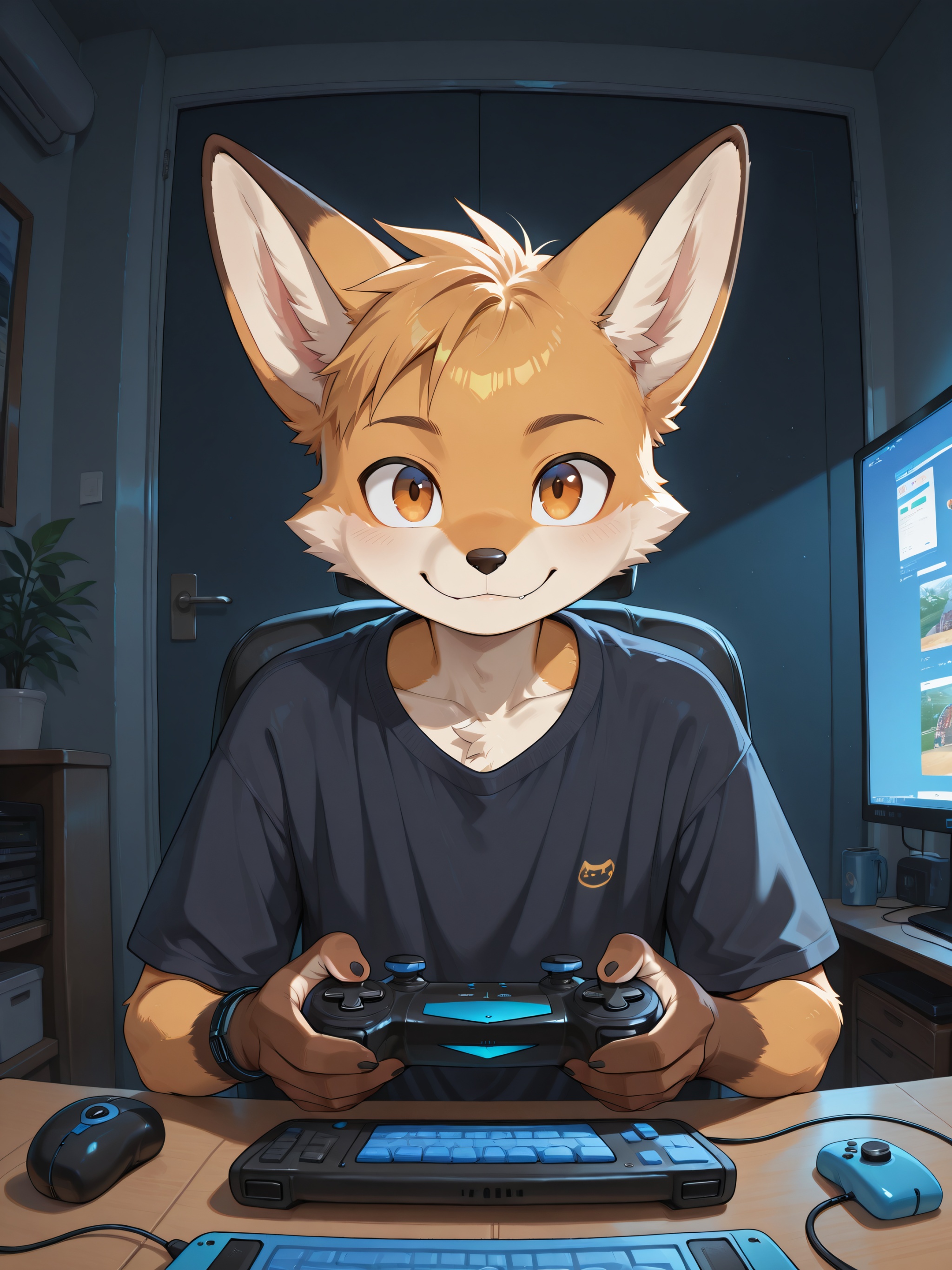 IllusP0s,  general,  BREAK(furry male on Tensor.Art