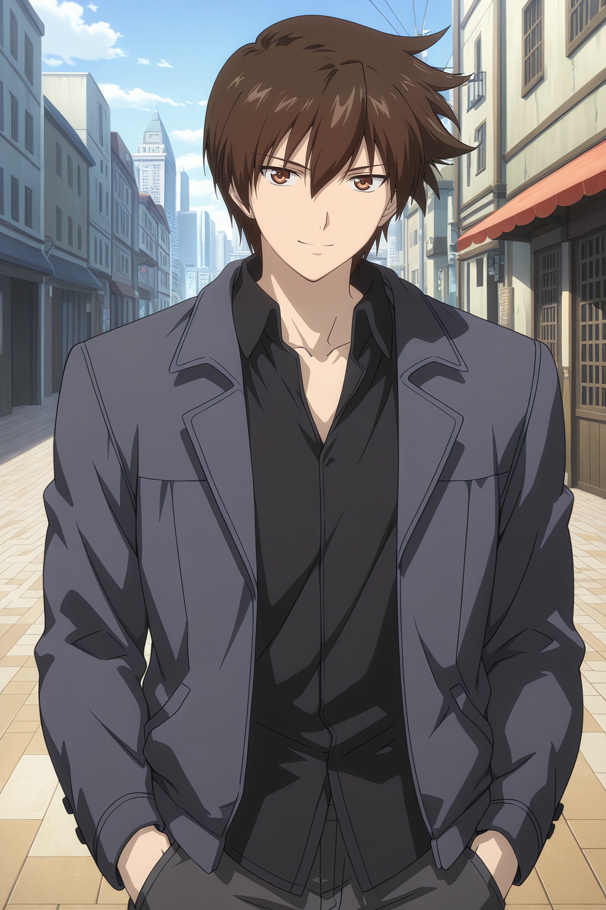 yagami_kazuma-kns,  1boy,  solo on Tensor.Art