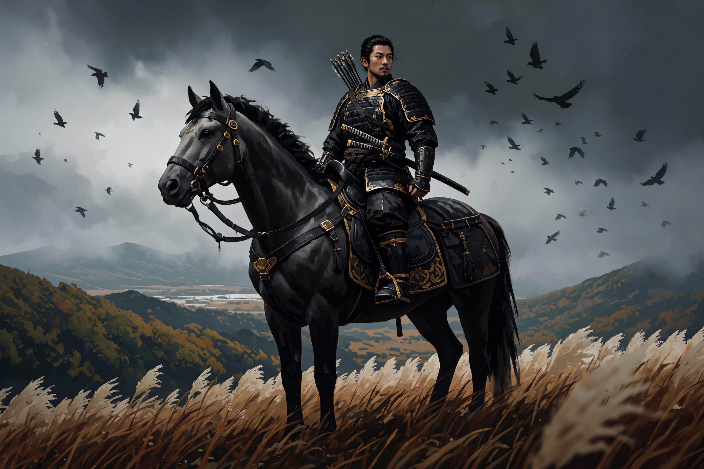 Game CG Style,  horse,  outdoors on Tensor.Art