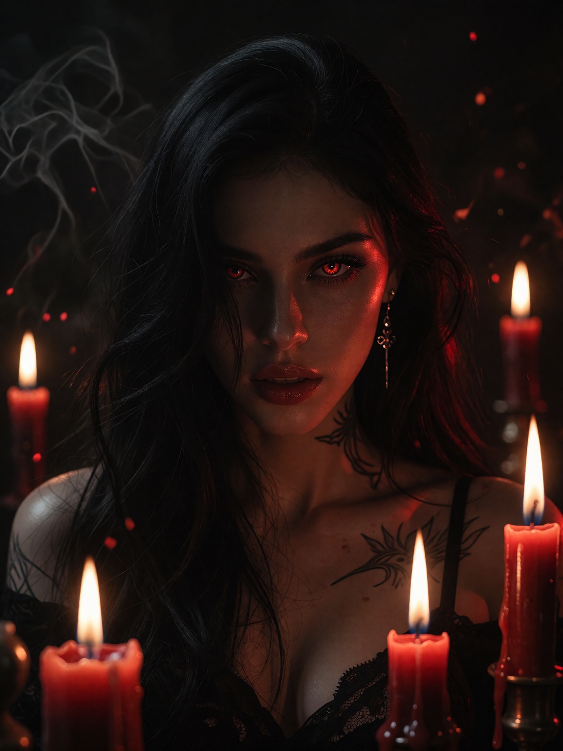 Photorealistic airbrushing style,  ultra-high-definition 8K resolution,  hyper-detailed cinematic quality. A mesmerizing c...