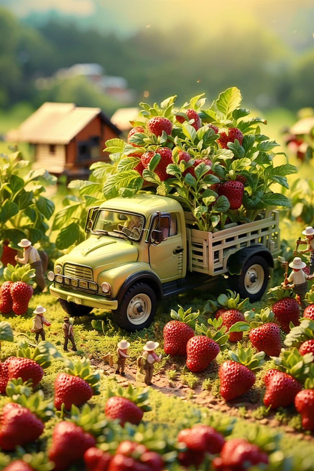 HTTP,banana, fruit, multiple boys, blurry, tree, house, food, outdoors, scenery, truck, road, truck<lora:HTTP_20231215154623-000012:1>